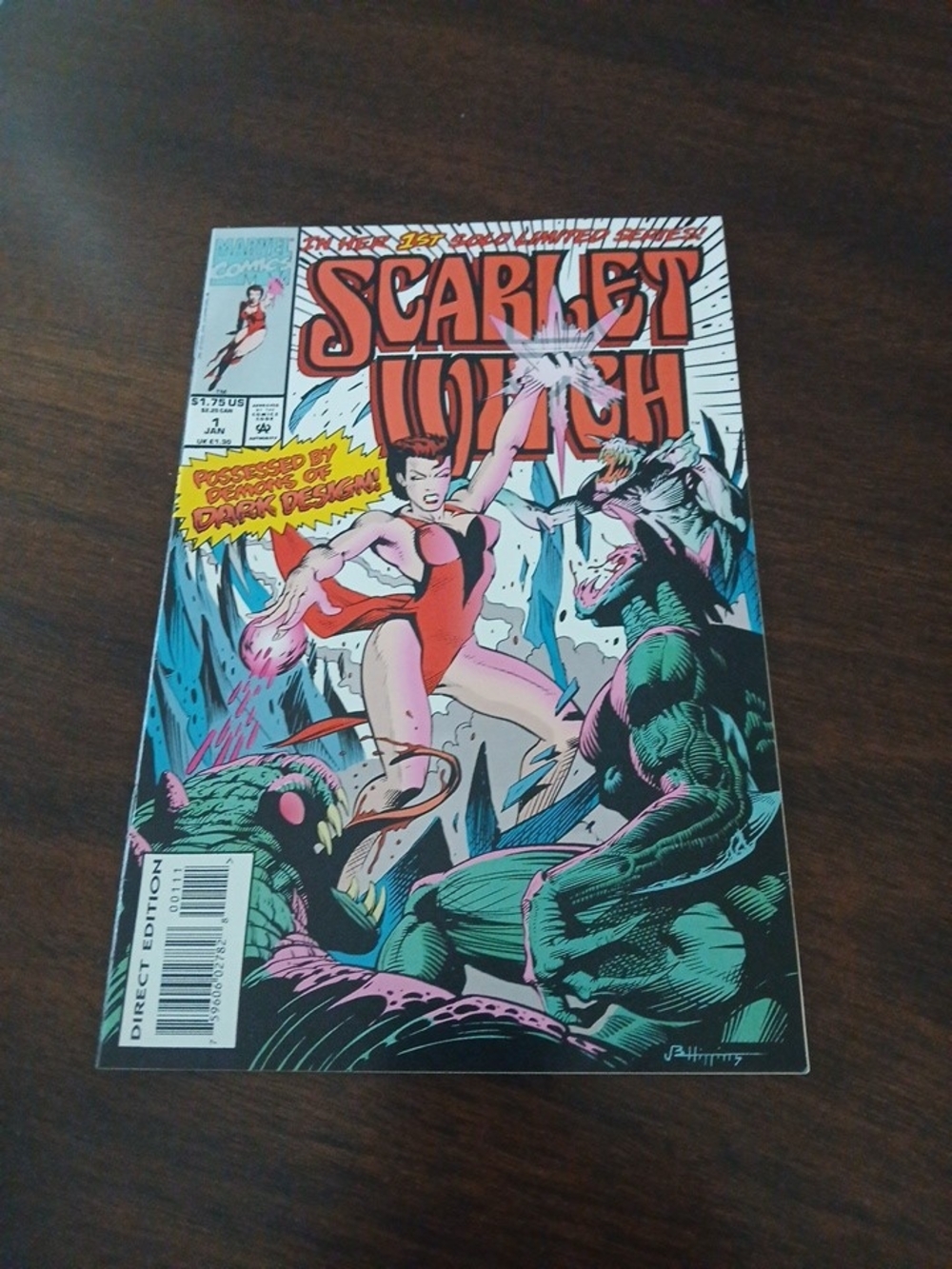 1993 Scarlet Witch Comic Book - Red Cover
